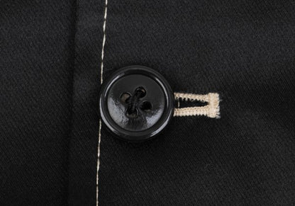 Yohji Yamamoto POUR HOMME Knit Panel Jacket Black Size M