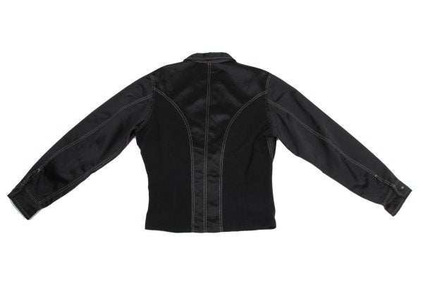 Yohji Yamamoto POUR HOMME Knit Panel Jacket Black Size M