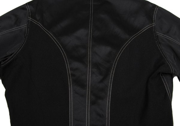 Yohji Yamamoto POUR HOMME Knit Panel Jacket Black Size M