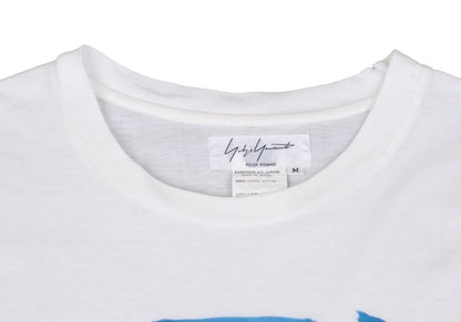 Yohji Yamamoto POUR HOMME Drawing Print T-Shirt White Size M