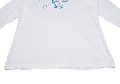 Yohji Yamamoto POUR HOMME Drawing Print T-Shirt White Size M