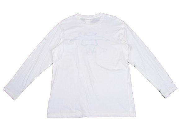 Yohji Yamamoto POUR HOMME Drawing Print T-Shirt White Size M