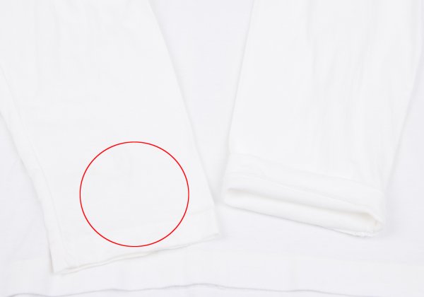 Yohji Yamamoto POUR HOMME Snowman T-Shirt White Size M