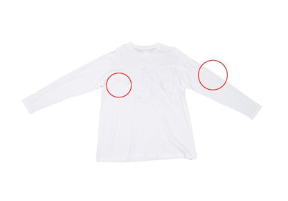 Yohji Yamamoto POUR HOMME Snowman T-Shirt White Size M