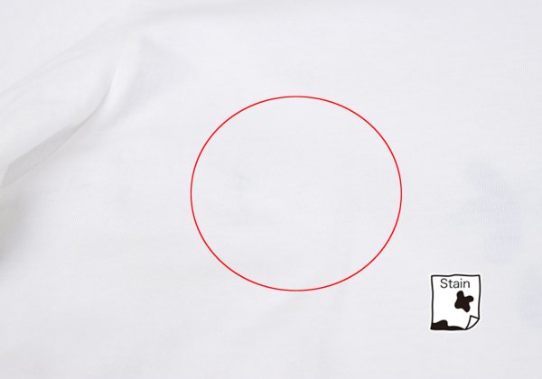 Yohji Yamamoto POUR HOMME Snowman T-Shirt White Size M
