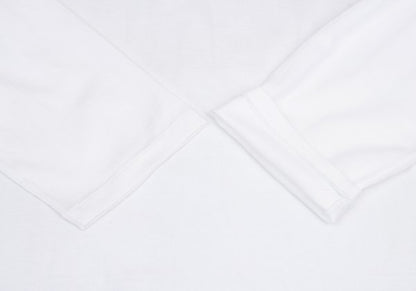 Yohji Yamamoto POUR HOMME Cotton Henley Cut Sew White Size M