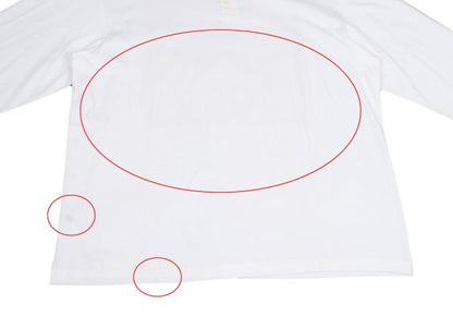 Yohji Yamamoto POUR HOMME Cotton Henley Cut Sew White Size M