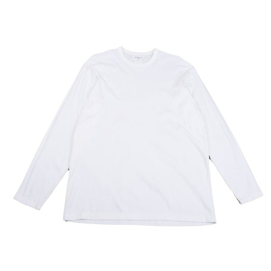Yohji Yamamoto POUR HOMME Cotton Basic Long Sleeve Top White Size M