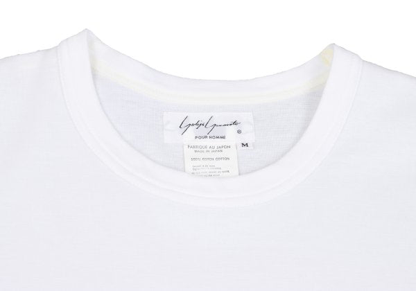 Yohji Yamamoto POUR HOMME Cotton Basic Long Sleeve Top White Size M
