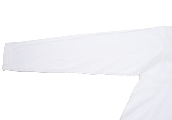 Yohji Yamamoto POUR HOMME Cotton Basic Long Sleeve Top White Size M