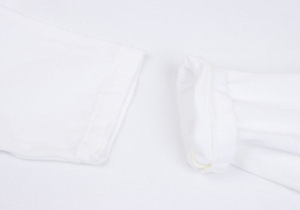 Yohji Yamamoto POUR HOMME Cotton Basic Long Sleeve Top White Size M