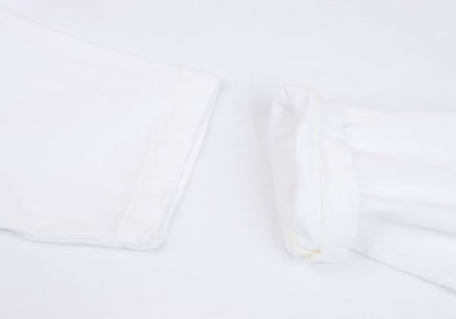 Yohji Yamamoto POUR HOMME Cotton Basic Long Sleeve Top White Size M