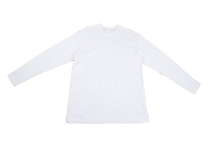 Yohji Yamamoto POUR HOMME Cotton Basic Long Sleeve Top White Size M