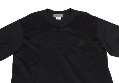 Yohji Yamamoto POUR HOMME Geometric T-Shirt Black Size M