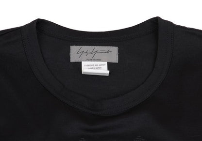 Yohji Yamamoto POUR HOMME Geometric T-Shirt Black Size M