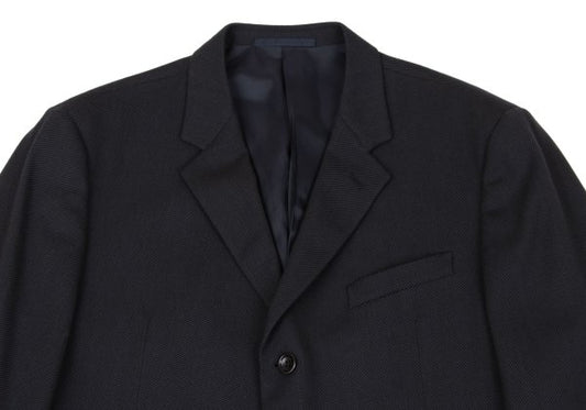 ARMANI COLLEZIONI Bias Stripe Wool Jacket Gray Size 54