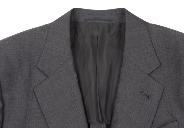ARMANI COLLEZIONI Wool Shadow Stripe 3B Jacket Gray Size 54