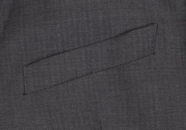 ARMANI COLLEZIONI Wool Shadow Stripe 3B Jacket Gray Size 54