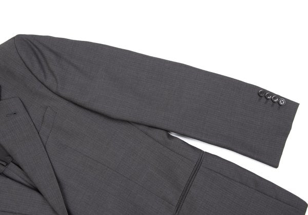 ARMANI COLLEZIONI Wool Shadow Stripe 3B Jacket Gray Size 54