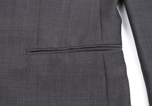 ARMANI COLLEZIONI Wool Shadow Stripe 3B Jacket Gray Size 54