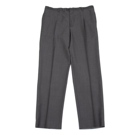 ARMANI COLLEZIONI Wool Shadow Stripe Pants Gray Size 54