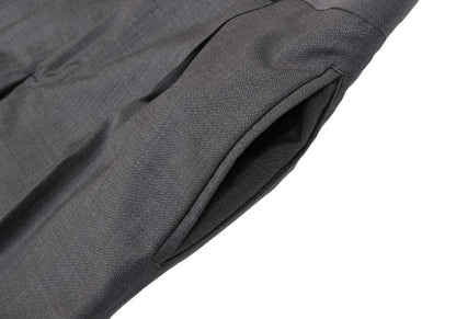 ARMANI COLLEZIONI Wool Shadow Stripe Pants Gray Size 54
