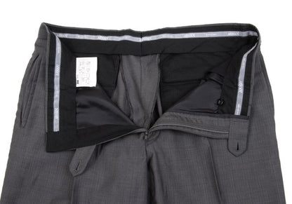 ARMANI COLLEZIONI Wool Shadow Stripe Pants Gray Size 54