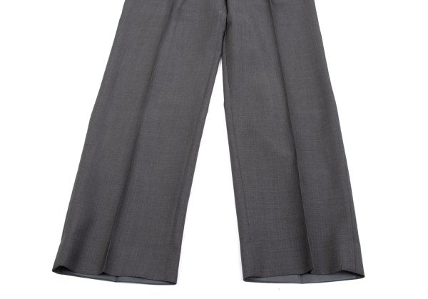 ARMANI COLLEZIONI Wool Shadow Stripe Pants Gray Size 54