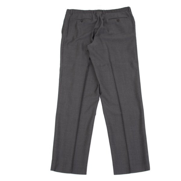 ARMANI COLLEZIONI Wool Shadow Stripe Pants Gray Size 54