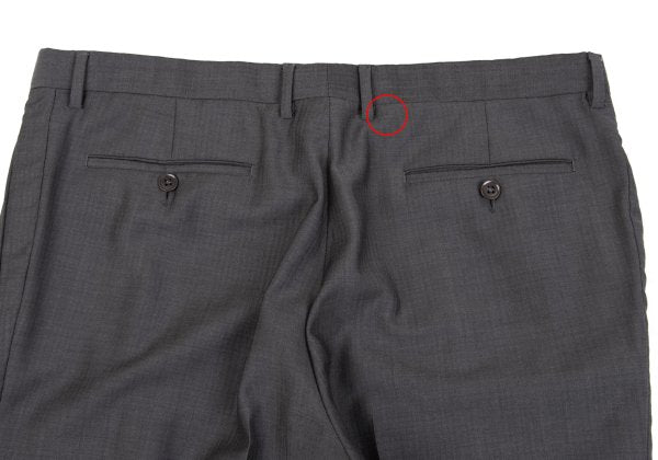 ARMANI COLLEZIONI Wool Shadow Stripe Pants Gray Size 54