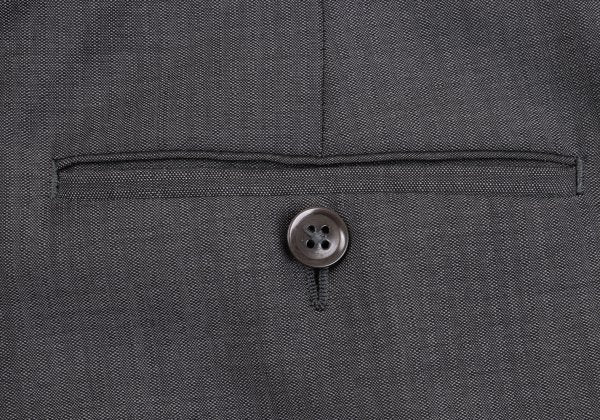ARMANI COLLEZIONI Wool Shadow Stripe Pants Gray Size 54