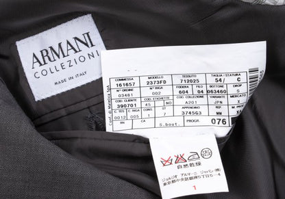 ARMANI COLLEZIONI Wool Shadow Stripe Suit Gray Size 54