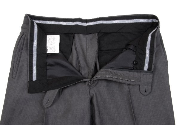 ARMANI COLLEZIONI Wool Shadow Stripe Suit Gray Size 54