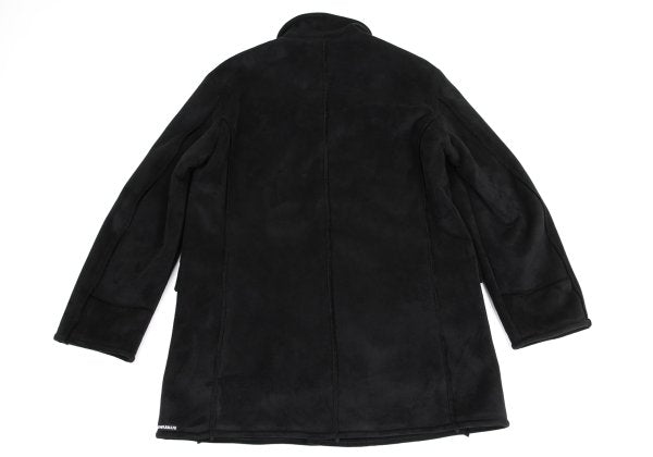 EMPORIO ARMANI Fake Mouton Half Coat Black Size 50