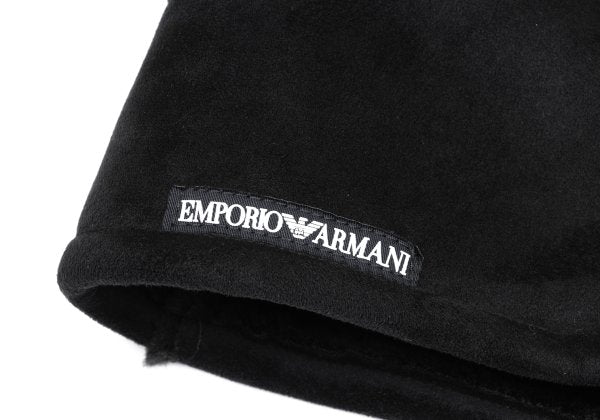 EMPORIO ARMANI Fake Mouton Half Coat Black Size 50