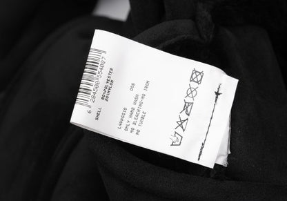 EMPORIO ARMANI Fake Mouton Half Coat Black Size 50