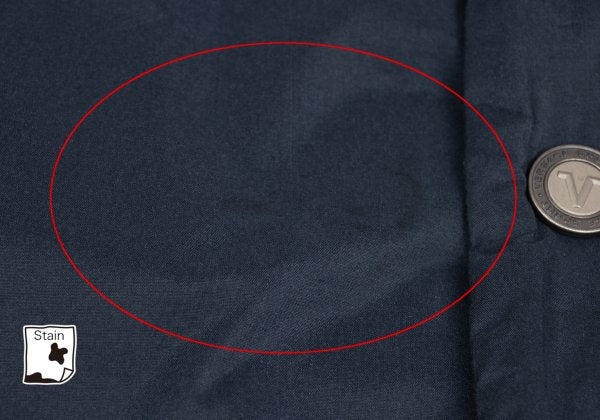 VERSACE SPORT Nylon Blend Metal Button Coat Navy Size 54