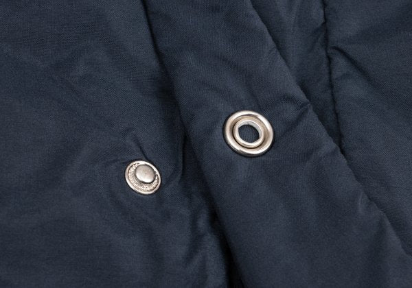 VERSACE SPORT Nylon Blend Metal Button Coat Navy Size 54