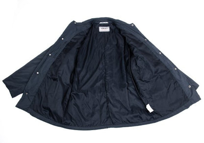 VERSACE SPORT Nylon Blend Metal Button Coat Navy Size 54