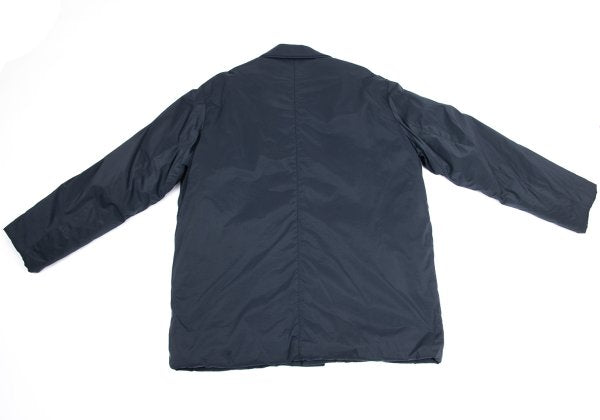 VERSACE SPORT Nylon Blend Metal Button Coat Navy Size 54