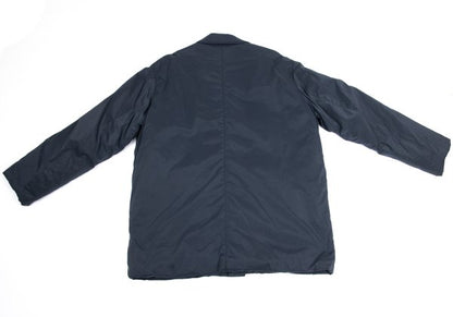 VERSACE SPORT Nylon Blend Metal Button Coat Navy Size 54