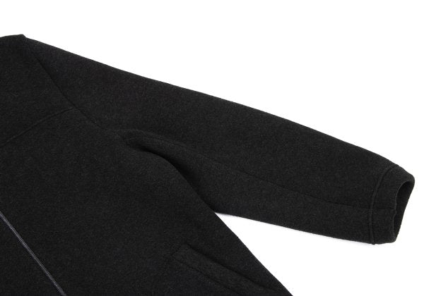 GIANNI VERSACE Angora Blend Zip Knit Jacket Charcoal Size 52