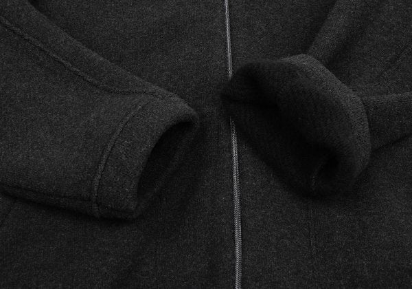 GIANNI VERSACE Angora Blend Zip Knit Jacket Charcoal Size 52
