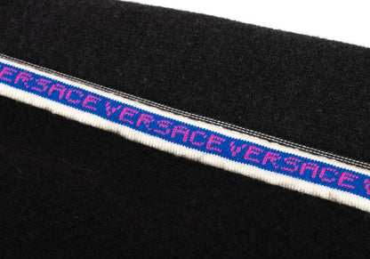 GIANNI VERSACE Angora Blend Zip Knit Jacket Charcoal Size 52