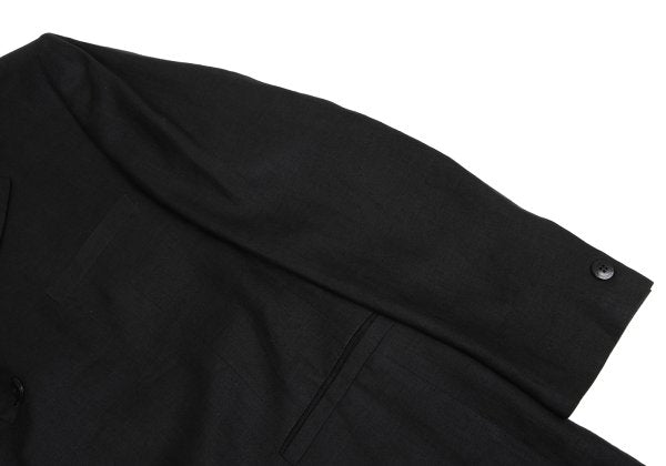 GIANNI VERSACE Medusa Lining Linen Jacket Charcoal Size 56