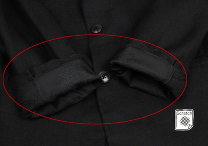 GIANNI VERSACE Medusa Lining Linen Jacket Charcoal Size 56