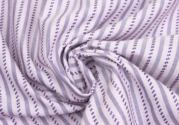 GIANNI VERSACE Check Stripe Woven Long Shirt Pink Size 52