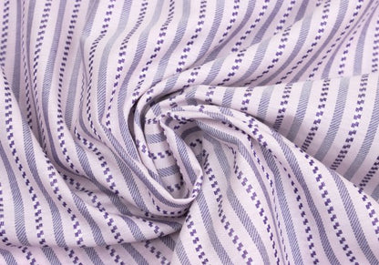 GIANNI VERSACE Check Stripe Woven Long Shirt Pink Size 52