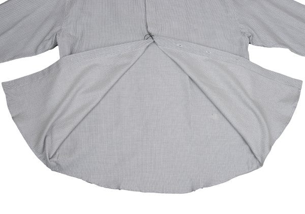 GIANNI VERSACE Pindot Stripe Woven Long Shirt White Size 52