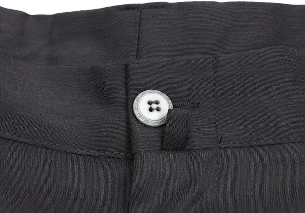 GIANNI VERSACE Wool Silk Blend Pleated Pants Gray Size 54